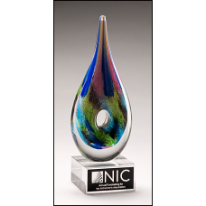 Multi-Colored Art Glass Award